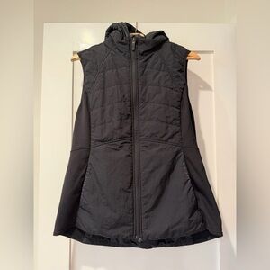 Lululemon Quilted Hooded Sleeveless Vest - Black